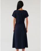 Marineblauwe jurk Oktawia