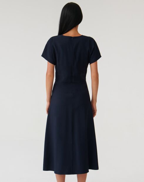 Marineblauwe jurk Oktawia