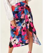 Rosafarbener Blumenrock Fanna