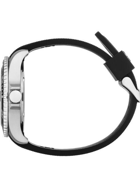 Montre Homme en Silicone Ice Steel Large 3H noire