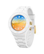 Montre Femme en Silicone Ice Generation Medium 3H blanche