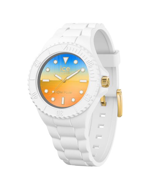 Montre Femme en Silicone Ice Generation Medium 3H blanche