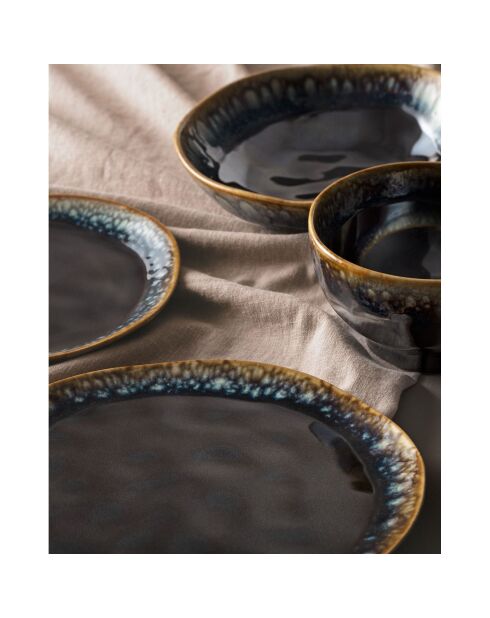 Service de table en Céramique marron  - 18 Pieces