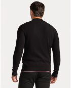 Pull Col zippé Pulse noir