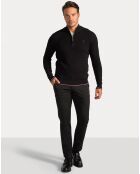 Pull Col zippé Pulse noir