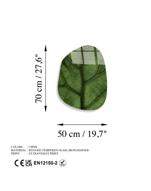 Impression sur verre feuille - 50x70 cm