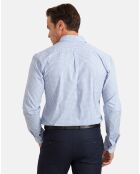 Chemise Caro à carreaux bleue