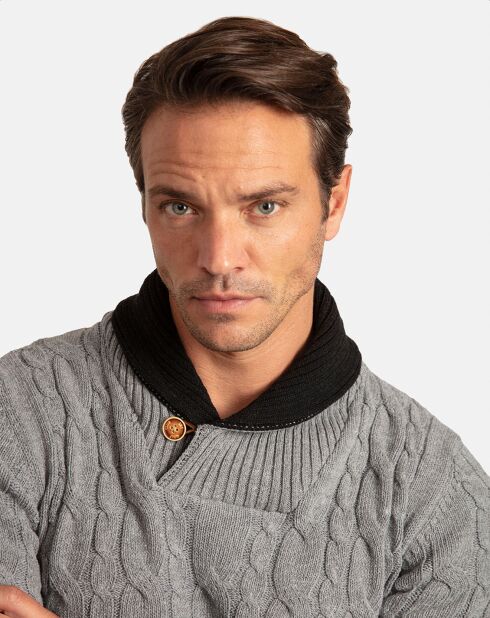 Pull Meribel gris