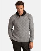 Pull Meribel gris