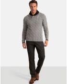 Pull Meribel gris