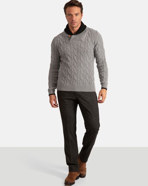 Pull Meribel gris
