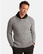 Pull Meribel gris