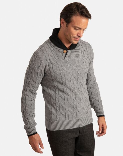 Pull Meribel gris