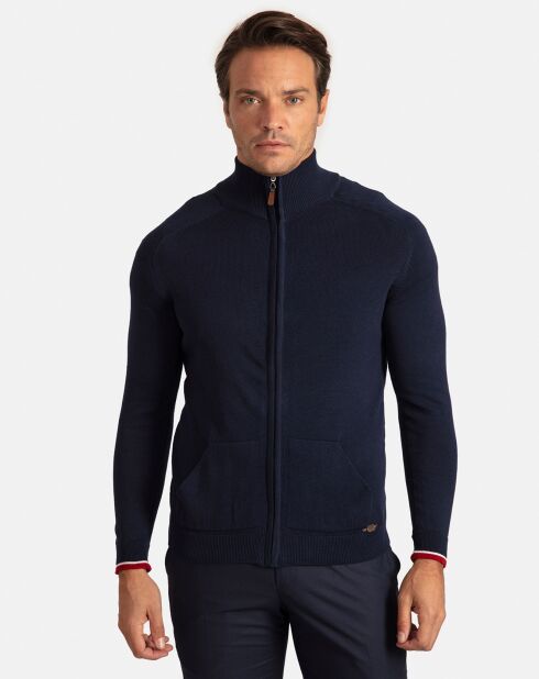 Cardigan Macau bleu marine