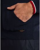 Cardigan Macau bleu marine
