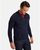 Cardigan Macau bleu marine