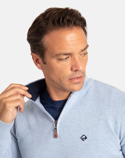 Pull Sochi bleu