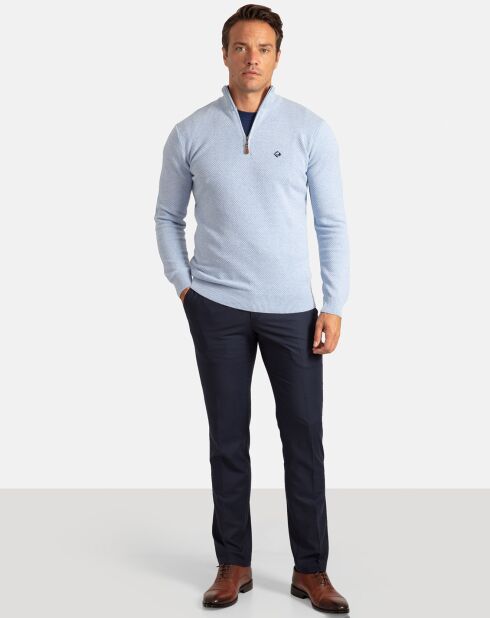 Pull Sochi bleu