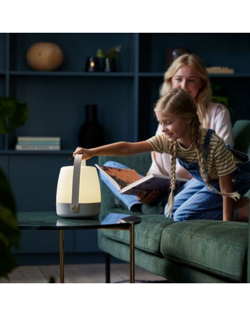 Lampe LED Lite Up pétrole - 20x20x26 cm