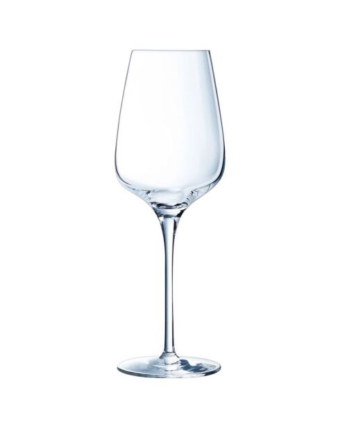 6 Verres à pied Sublym transparents - 35 cl