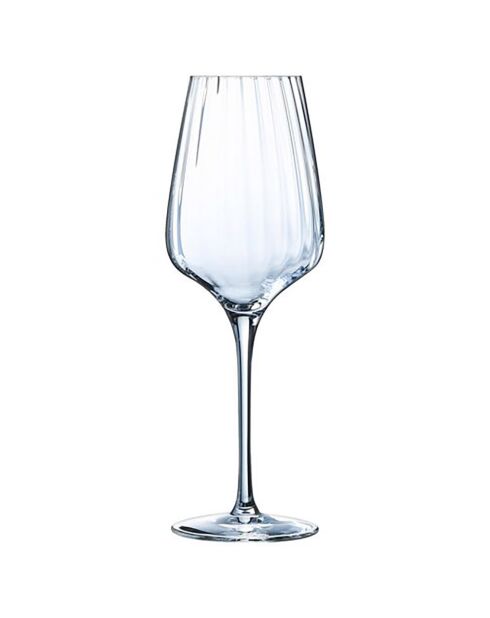 Ensemble 6 Flûtes à Champagne + 6 Verres à pied Symétrie transparents
