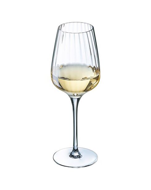 Ensemble 6 Flûtes à Champagne + 6 Verres à pied Symétrie transparents