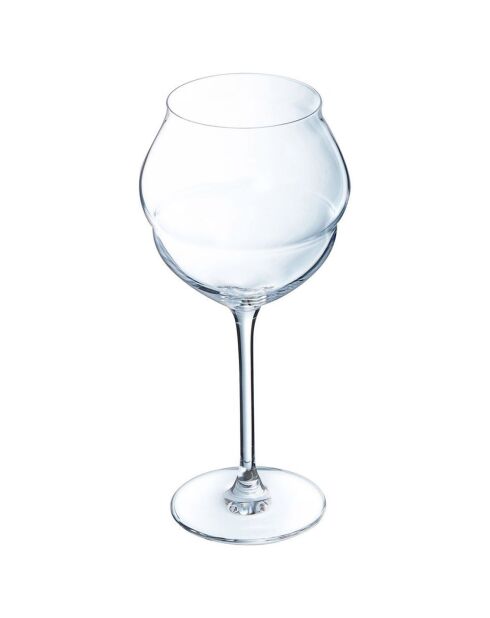 6 bicchieri trasparenti con stelo Macaron - 50 cl