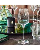 6 Verres à pied Symétrie transparents - 35 cl