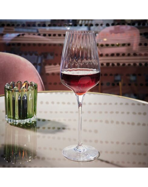 6 Verres à pied Symétrie transparents - 45 cl