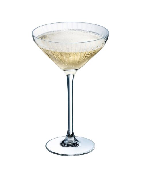 6 Coupes Symétrie transparentes - 22 cl