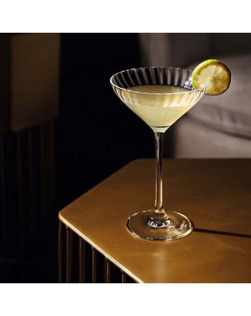 6 Coupes Symétrie transparentes - 22 cl