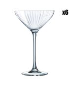 6 Coupes Symétrie transparentes - 22 cl