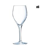 6 Verres à pied Sensation Exalt transparents - 20 cl