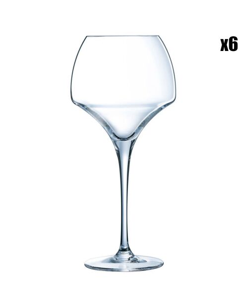 6 Verres à bière Beer Premium transparents - 55 cl