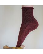 Calzini in lurex e bambù Collezione Red Glitter