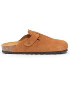 Sabots en Cuir Simon marron clair