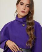 Manteau court Jade violet