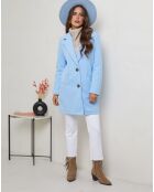 Manteau mi-long Prune ceil