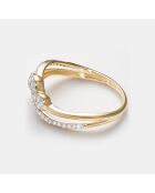Anillo de diamantes Alexia en oro amarillo de 0,12 quilates