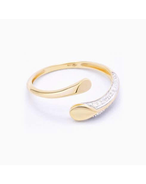 Aenor Diamantring 0,10 Karat Gelbgold