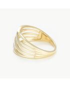 Symi Diamonds Ring aus 0,03 Karat Gelbgold