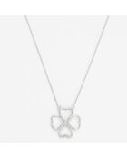 Collier Roselani Diamants 0.04 ct or blanc
