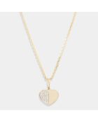 Pendentif Diamants 0.05 ct or jaune