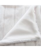 Plaid in pelliccia sintetica Manoir blanc