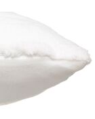 Lot de 2 coussins fausse fourrure Manoir blancs - 45x45 cm
