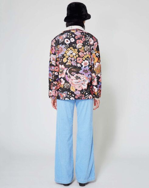 Veste Sherpa Carnaby noir/multicolore