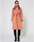 Trench Gisele terre de sienne