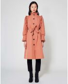 Trench Gisele terre de sienne