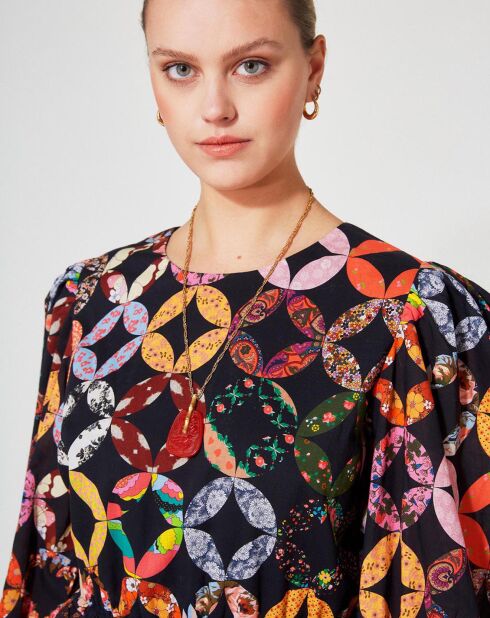 Robe Patchwork 70 noire