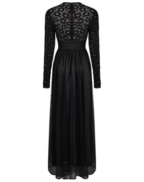 Robe Plumetis noire